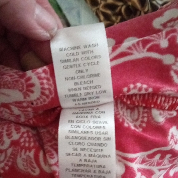 London Times Red And White Raised Patterned Maxi Dress - Picture 12 of 12